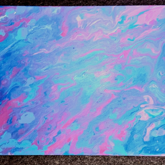 Pour paintings - Picture 2 of 6